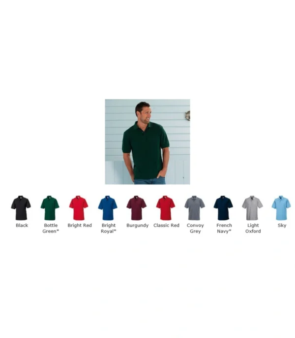 Russells 599M Hardwearing Polycotton Polo
